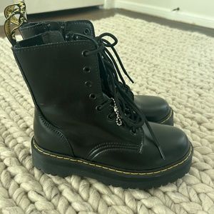 Doc Marten Air Wair Black Platform Boots